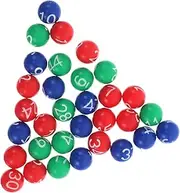 Abaodam 1 Colorful Bingo Balls of Plastic Balls for Raffle Games Unique Carnival Party Accessories User Friendly for All Skill Levels Compatible with Lottery Machines