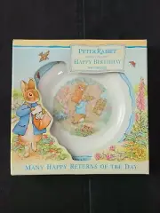 Peter Rabbit By Wedgwood Happy Birthday 1996 Plate Vintage NEW In Box