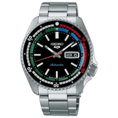Seiko 5 Sports SBSA221 Retro Color Collection Mechanical Automatic Men Watch New