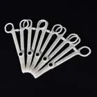 1pcs Piercing Supplies Tool Clamp Disposable Plastic Slotted Round Forcep A_Z0