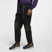 在飛比找蝦皮購物優惠-全新 Nike ACG 秋冬保暖抓絨拼接戶外露營登山工作褲口