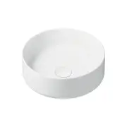 Reba Mini Above Counter Basin, Gloss White