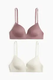 2-pack Microfibre Wireless Bras