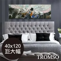 在飛比找PChome商店街優惠-TROMSO百勝藝術立體抽象油畫-W403/40X120床頭