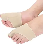 Soft Gel Bunion Sleeve Corrector With Gel Splint & Cushioned Pad Separator (2pcs) Big Hammer Toe Bunion Pain Relief Hallux Valgus Corrector Bunion Socks for Women and Men