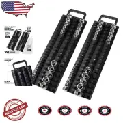High-Capacity Socket Holder Kit – Portable 160-Piece Steel Organizer with Clips