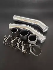 Weapon-R Polished 2.5" Upper Intercooler Pipes UICP 08-15 Lancer EVO X Turbo