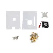 Arcylic Clear Case Box Enclosure Fan Heatsink For Raspberry Pi 3/2 Model B/B+ F