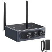 Bluetooth 5.2 DAC Amplifier Optical/RCA/AUX Input, aptX-HD/aptX/AAC Support, ...