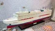 Sapphire Princess Cruise Ship Model 32" - Handmade Wooden Model Ship NEW