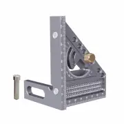 Multi Angle Ruler with Positioning Dowel Pin for Accurate Measurement in Crafts
