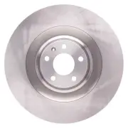 Front Brake Rotor For 2007-11 Audi S6 5 Lugs Holes Smooth Vented Non Directional (for: Audi)