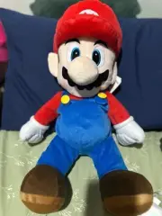 Official Nintendo Licensed Super Mario 22" Plush Pillow w/ Hidden back Pocket
