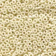Matte Opaque Cream Miyuki Spacer Beads 3x1.3mm (SPR3-2021-TB)