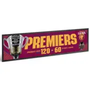Brisbane Lions AFL 2024 Grand Final Premiership Bar Mat Runner 120 def 60 Gift