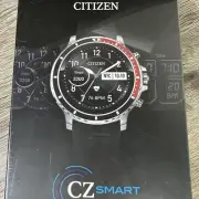 NEW✅SMARTWATCH✅ Citizen CZ Bluetooth Wear OS Silicone Mens Watch 46mm MX0000-07X