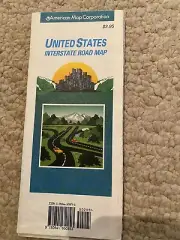 American Map Corporation United States Interstate Road Map