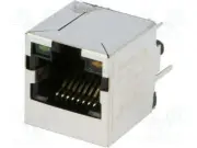Bel Fuse SI-46001-F Ethernet Modular Magjack Connector 1 Port 100 Base-T RJ45
