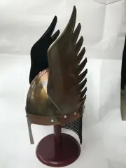 Medieval Ancient Knight Wearable Viking Armour Bird Helmet W/ Chainmail Replica