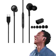 Earbuds Headphones Earbuds In-Ear Earbud Wired Headphones with Remote and Mic for SAMSUNG