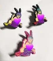 Lewd Anime Dragon Ball Bunny Bulma Fantasy Pins Mixed Variant Set New VHTF