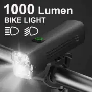 1000 Lumen Bike Light Set USB High/Low Beam MTB Bicycle Lamp Headlight LED