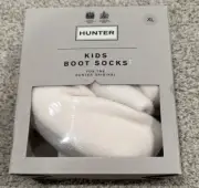Hunter Kid’s Boot Socks - Size XL - Cream