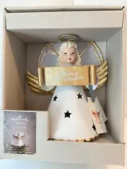 Hallmark Home Archive Collection Lighted Angel Tree Topper 2017 Vintage Inspired