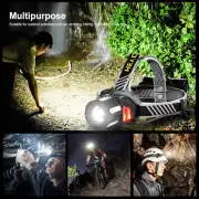 USB Charging XHP360 LED Headlamp 90000LM Super Bright Head Torch Adjustable