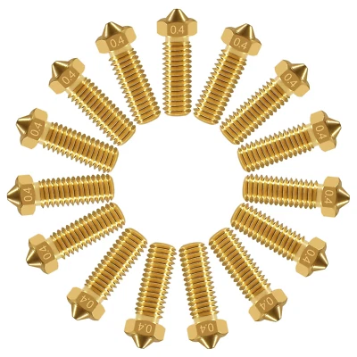 V6 Volcano Brass Nozzle 0.4Mm Extra Extruder Nozzles 0.4Mm M6 Thread 3D
