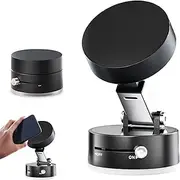 BLAZDEVE Vacuum Magnetic Phone Holder, 360° Rotating Adjustable and Foldable Suction Cup Phone Mount for Car, Gym, Kitchen, Mirror & Smooth Surfaces