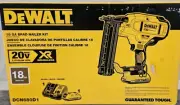 DeWalt 20V MAX XR 18 Gauge Cordless Brushless Brad Nailer Kit DCN680D1 UNOPENED