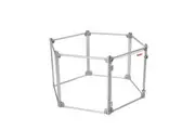 Pawz 6PCS Pet Playpen Indoor Transparent Pet Fence