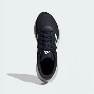 【adidas 愛迪達】慢跑鞋 男鞋 運動鞋 緩震 RUNFALCON 3.0 黑 ID2286(8531)