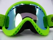 Dragon Snow Goggles DXS Green - Smoke Gold Ionised Lens - Small Frame Model
