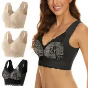 Women's Seamless Bra Pullover lace bralettes Back Smoothing Sexy Ladies Bralette