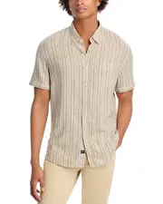 Rails Carson Relaxed Fit Short Sleeve Linen Shirt