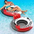 Intex Pool Floats 53" (2-Pack) Multi Island Lounge River Run 1-Fire Edition Red