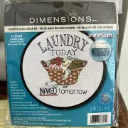 Dimensions Laundry Today or Naked Tomorrow Counted Cross Stitch Kit