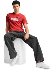 [PUMA] Ess 2 Colour No. 1 Logo Tee in Red