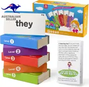 520 Sight Words Flashcards Vocabulary Set, Dolch Fry High Frequency Site