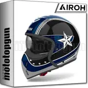 AIROH HELMET JET MOTORBIKE J1C83 J 110 COMMAND OCTANE GLOSS SZ. S