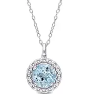 Rina Limor Silver 3.50 ct. tw. Blue Topaz - Sky Pendant