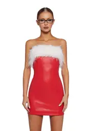[Generation Kiss] Nadine Strapless Mini Dress - Red