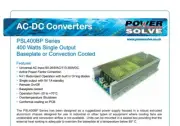 Power Solve PSL400BP-51 51Volt Power Supply - New & unused condition (2 avail)