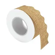 Scalloped Bulletin Board Border Burlap Border Trim for Classroom Decoration