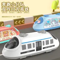 在飛比找蝦皮購物優惠-兒童雙回力玩具慣性車高鐵列車動車組火車頭高鐵男孩模型玩具批發