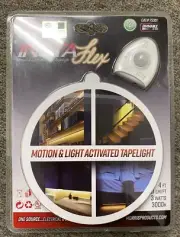 *LOT OF 4* MORRIS 75301 Instaflex Motion & Light Activated Tapelight Strip light