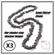 Chainsaw Chain Bushranger CS5610 2-Stroke 18 Inch Bar (3 x Chains)