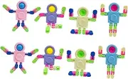 GARVALON Pack Decompression Toys Fidget Sensory Robot Gyroscope for Boys and Girls Adults Office Desk Toys